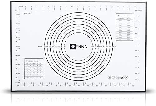 Silicone Mat Foldable With measuring scale 60 x 40cm Food Grade (black)