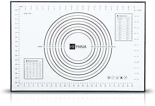 Silicone Mat Foldable With measuring scale 60 x 40cm Food Grade (black)