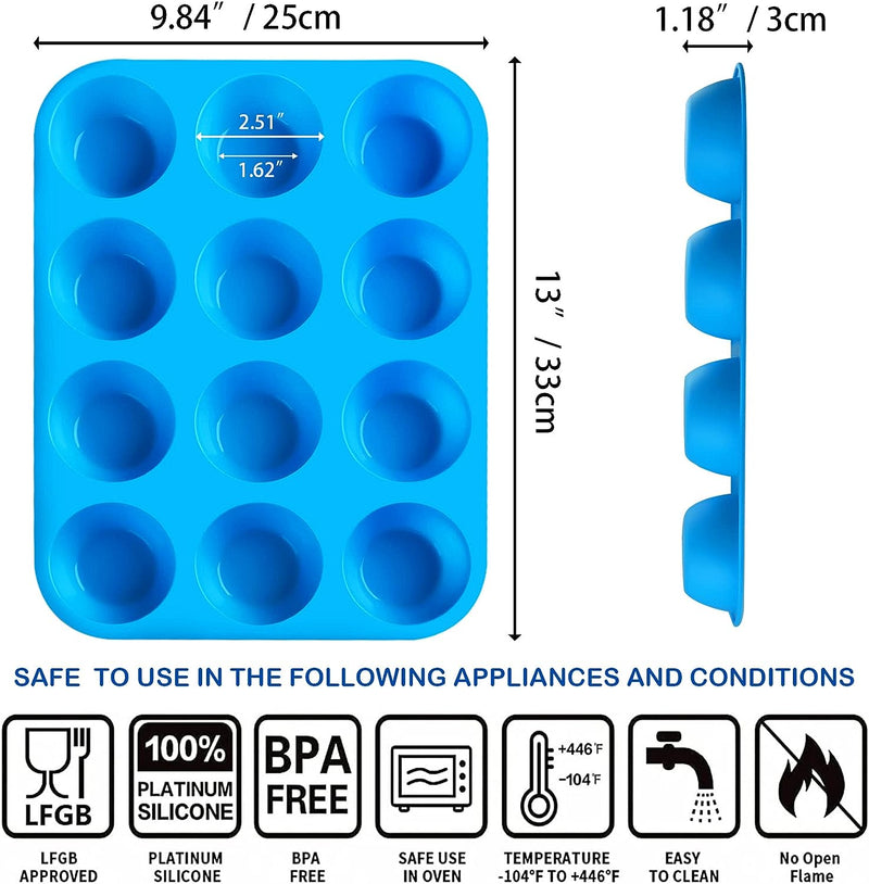 Silicone Mold Hot Muffin glue models Non Stick / Concrete / Bakeware / Ice Maker