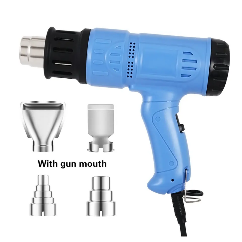 1800W Professional Hot Air Gun digital monitor Variable Temperature Blue