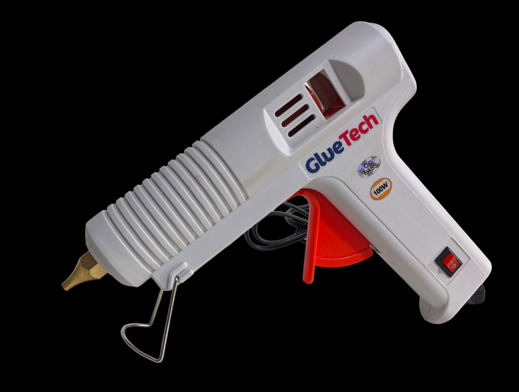 100W Professional GLUE GUN +Carrying case+10 Hot Glue Sticks 11*220mm