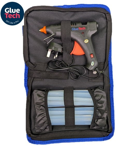 100W Hot Glue Gun KIT DIY BLACK (With 15 Sticks and Bag)