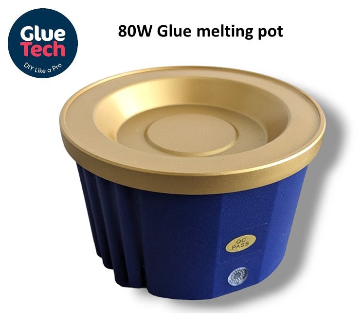 80W Glue melting pot FIX temperature Hot Melt Electric Glue Pot UK Plug