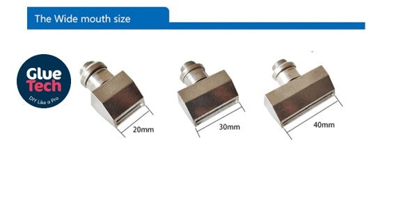 Hot Melt Glue Gun Nozzle Wide opening nozzle