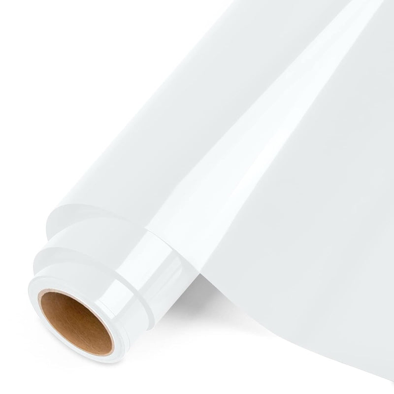 Self Adhesive Vinyl Glossy White 10Ft  Adhesive Vinyl Roll