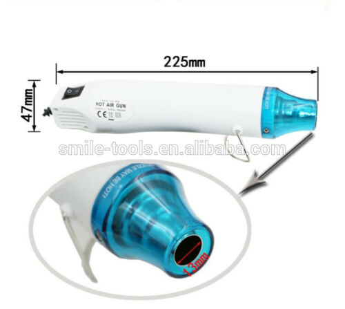 Mini Hot Air Gun 300W Heat Gun Shrink Wrap DIY Embossing Drying Paint Crafts UK