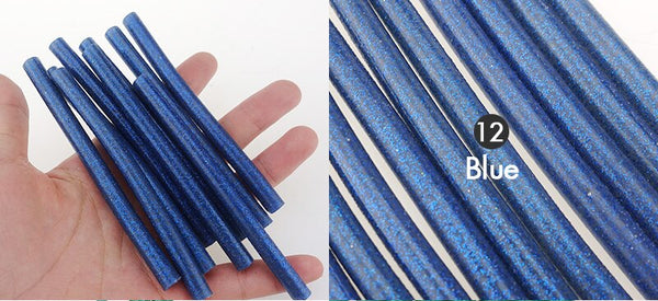 GLITTER GLUE STICKS Blue 11mm x 200mm