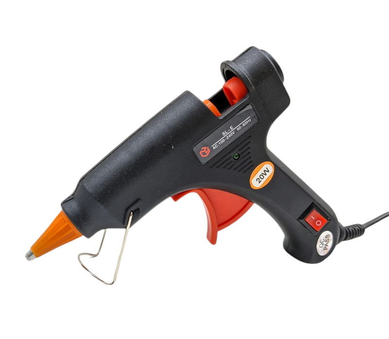 20W Mini hot Glue Gun with stand  & 20 glue Sticks 7x220