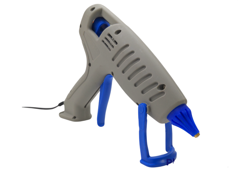 100W GRAY Professional Glue Gun (With Glue Sticks)